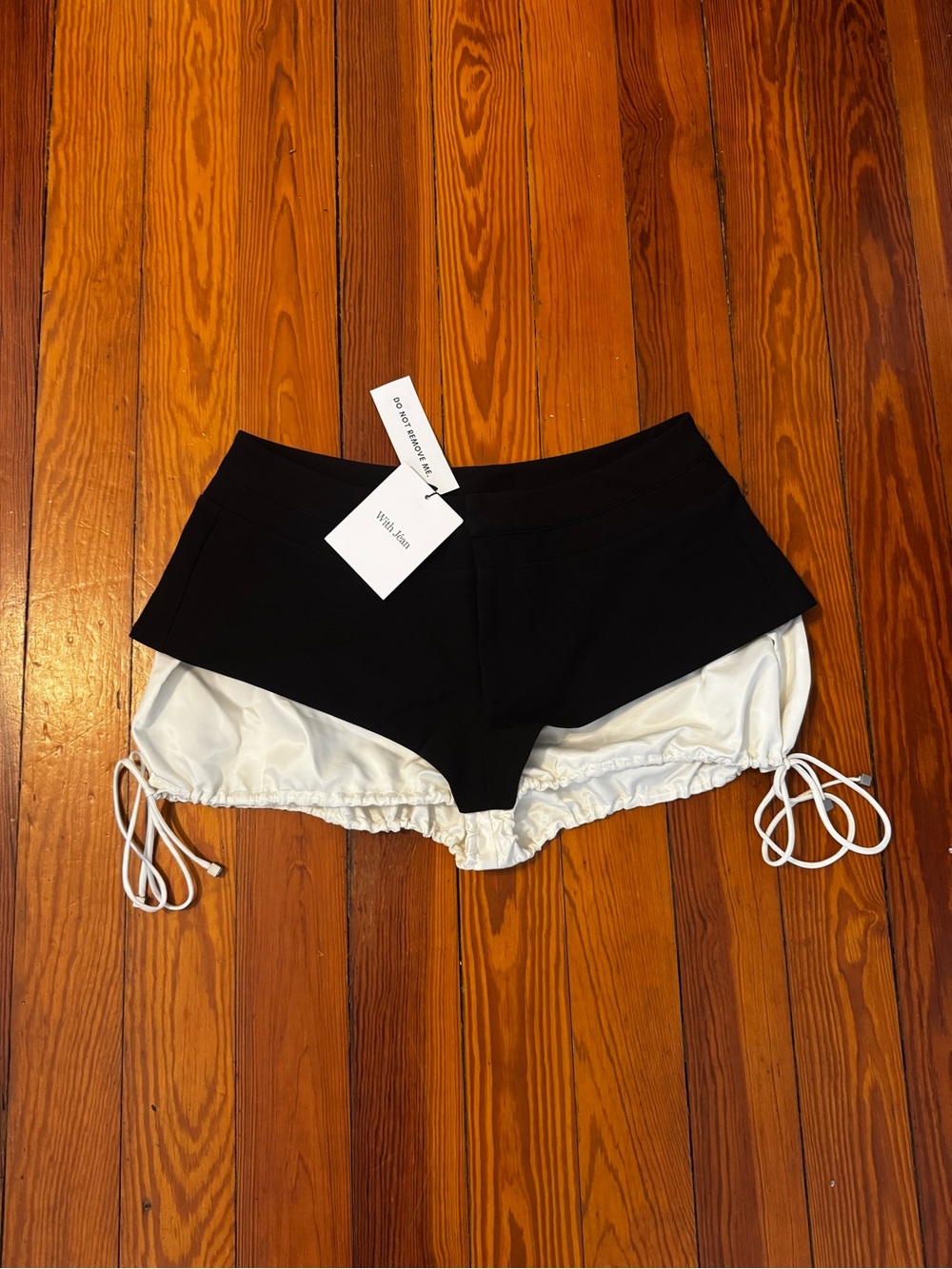 NWT Black and White With Jean Xander Shorts